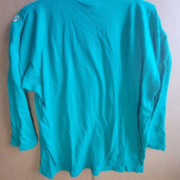 Women's long sleeve Aztec indigenous design silver tee shirt medium - Picture 7 of 10